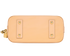 Vernis Flower Alma BB, &pound;1,100, Handbags, Beige/Yellow, Patent Leather, Top view